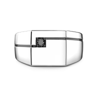 Ring Zancan Man in Silver Spinello ESA053-25 - ESA053-25